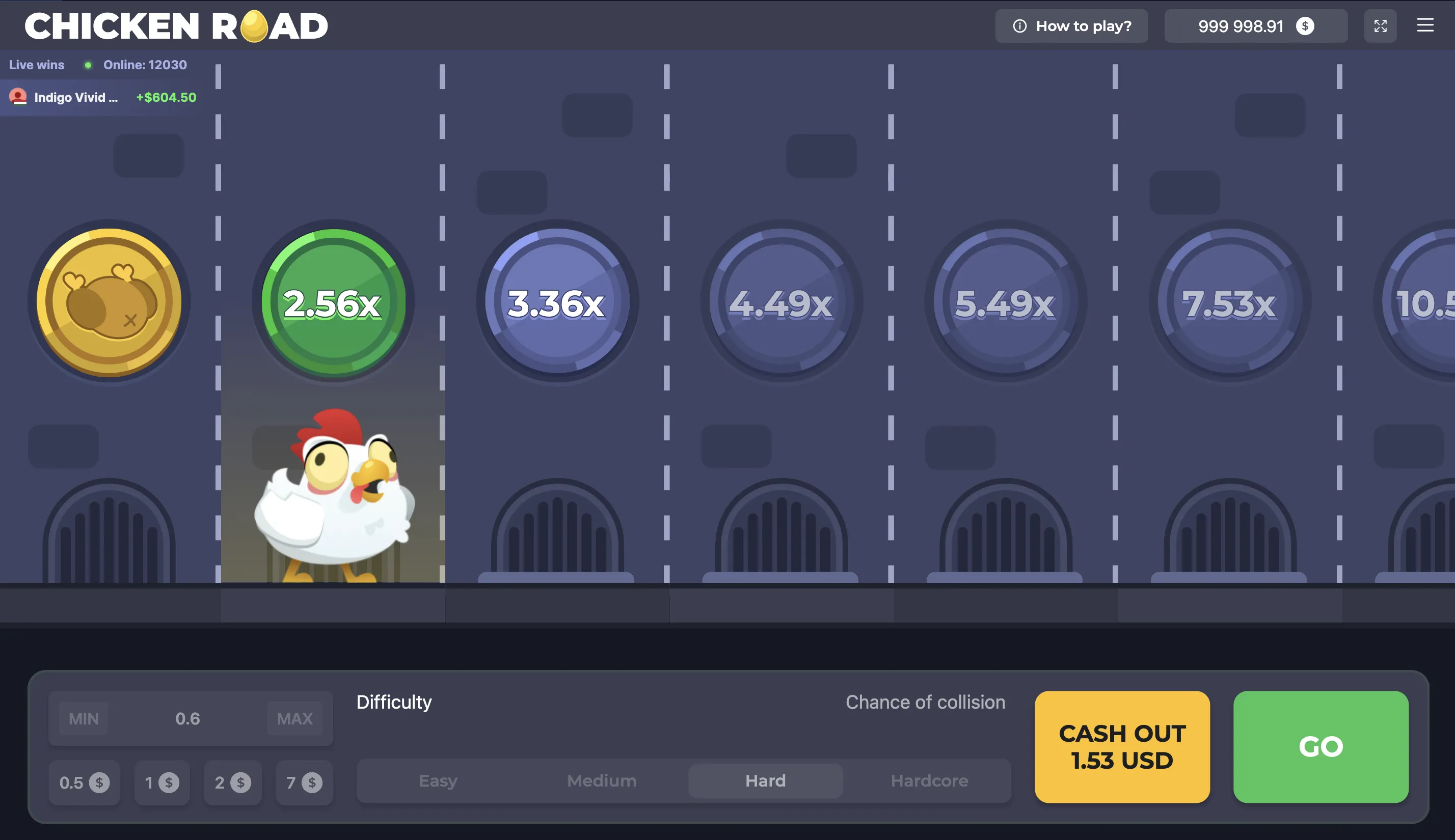 Gameplay features of Chicken Road